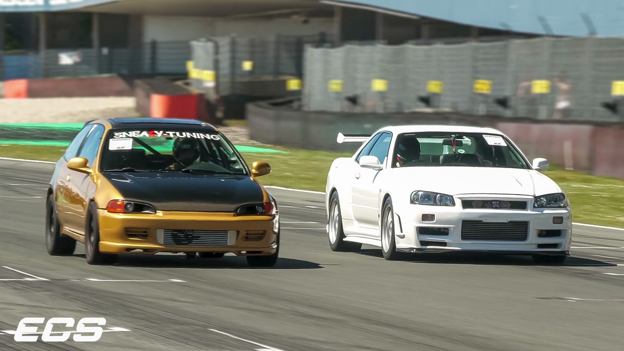 1000HP+ Nissan Skyline R34 GT-R - INSANE Drag R...