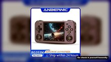 Anbernic RG353M Handheld Game Console Aluminum Alloy Shell 3.5 Inch Multi-touch Screen Dual OS HDMI-