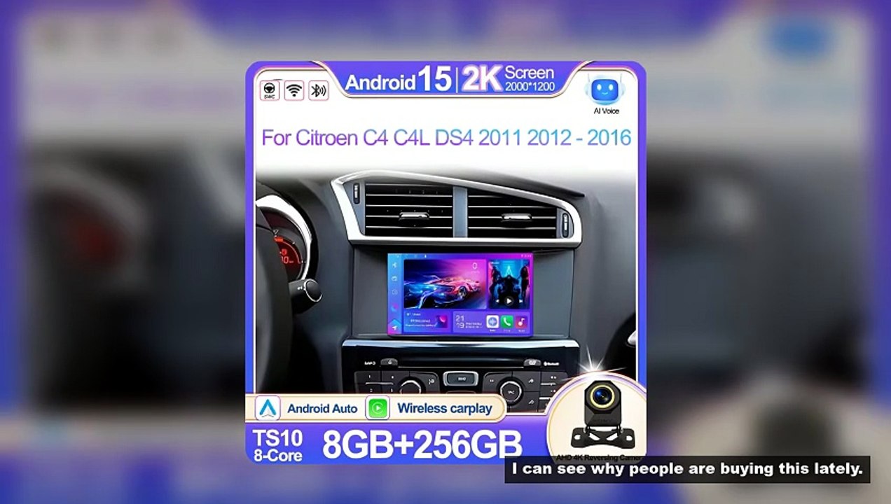Android 16 Auto For Citroen C4 C4l Ds4 2011 2012 - 2016 Navigation Car Radio Multimedia Video Player