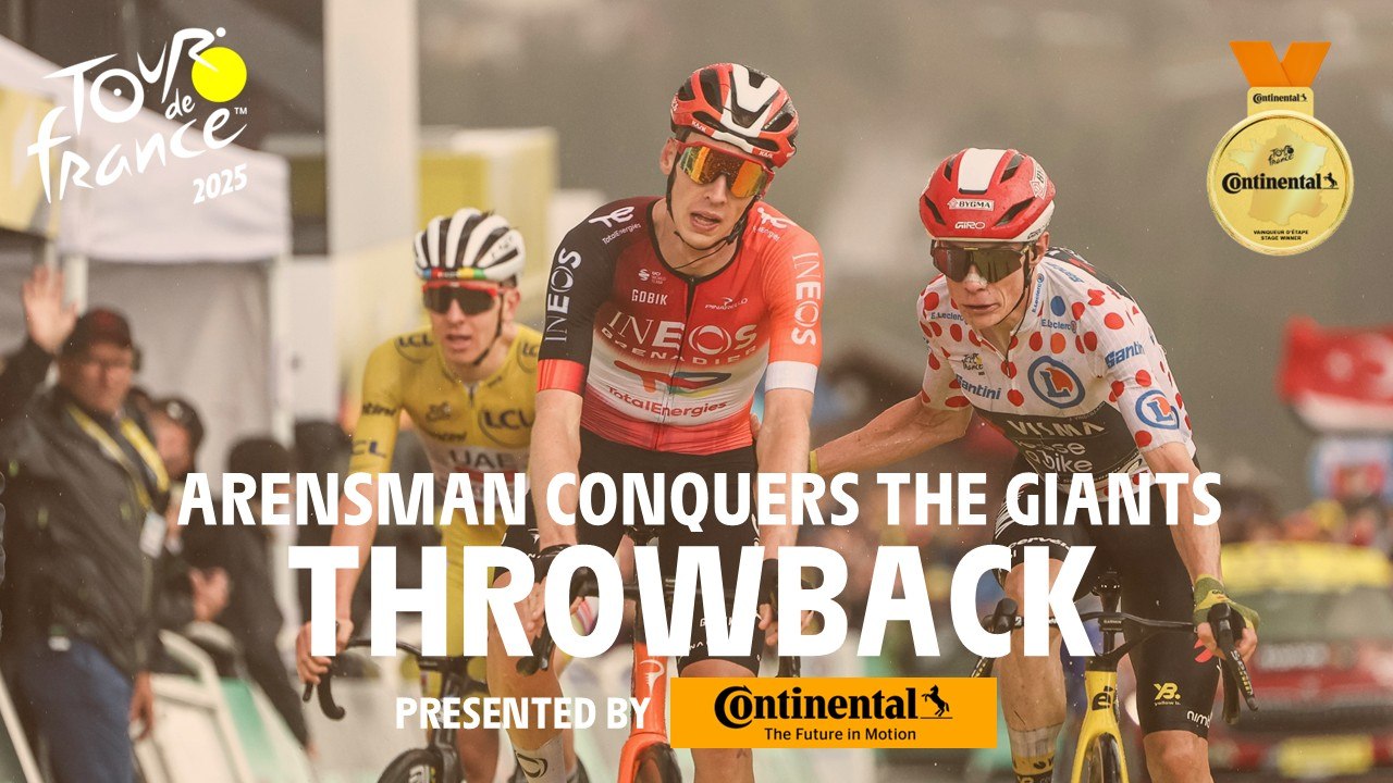 🏅 Throwback #TDF2025, Stage 19, Arensman conquers the giants 👋Continental Tires