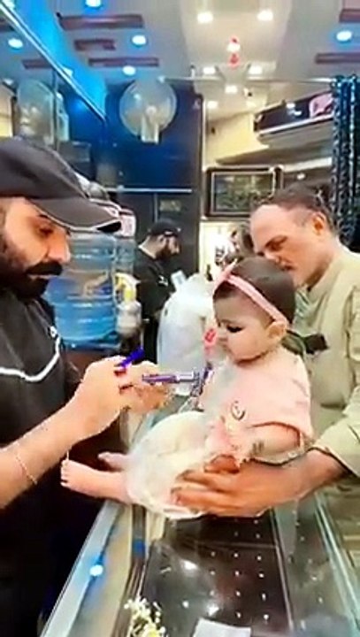 Without pain free off cost piercing 🙂😇 #viral #cutebaby #love #whowillbemylifepartnerta #piercing