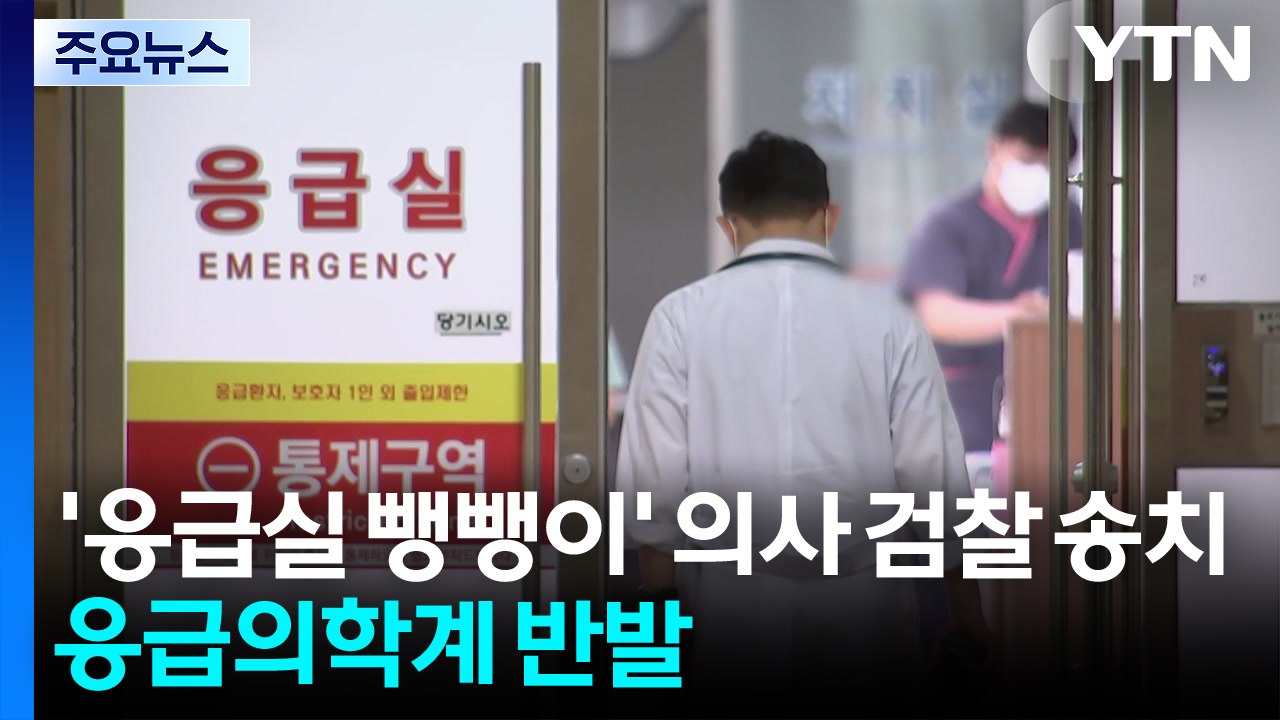 '대구 응급실 뺑뺑이' 의사 2명 검찰 송치...응급의학계 반발 / YTN