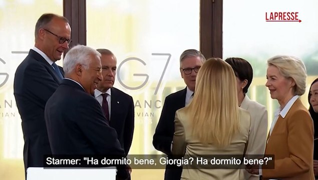 G7, Meloni ai leader presenti al vertice: Ho smesso di fumare un mese fa