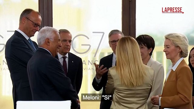 G7, Meloni ai leader presenti al vertice: Ho smesso di fumare un mese fa