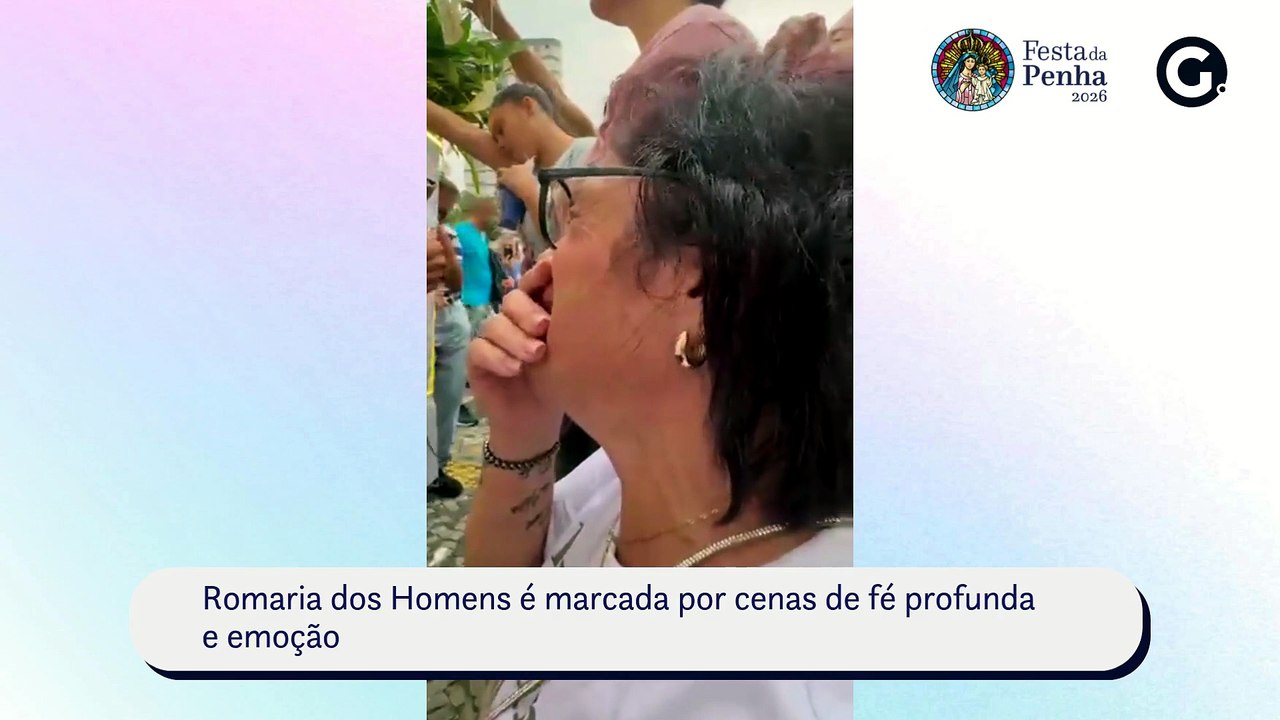 Romaria dos Homens é marcada por cenas de fé profunda e emoção