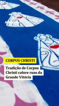 Tradição de Corpus Christi colore ruas da Grande Vitória