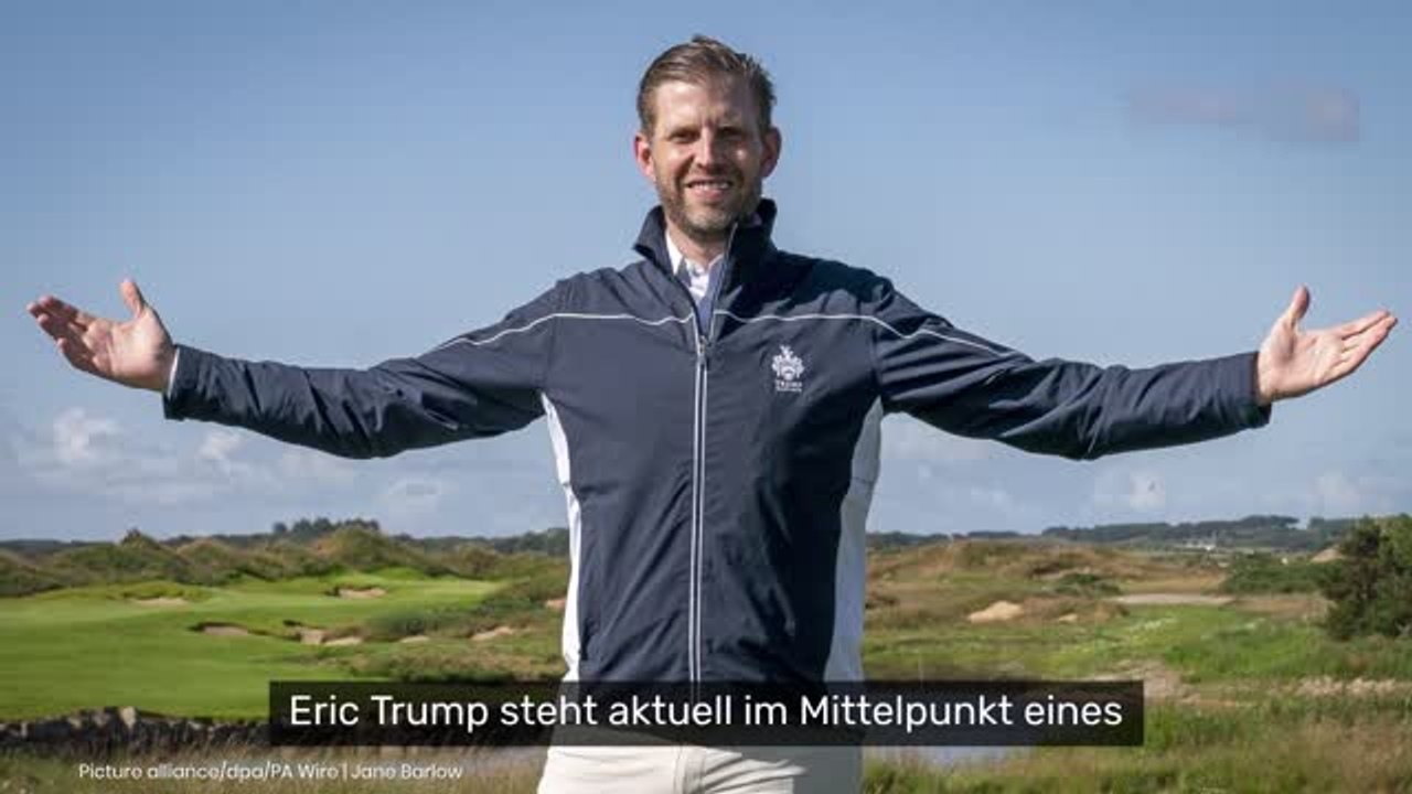 Eric Trump: Anfeindungen wegen Manipulationsverdacht – Trump-Sohn im Kreuzfeuer nach geleakten Chats