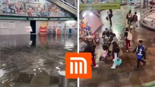 Metro se inunda en pleno Mundial 2026 por fuertes lluvias en la Ciudad de México