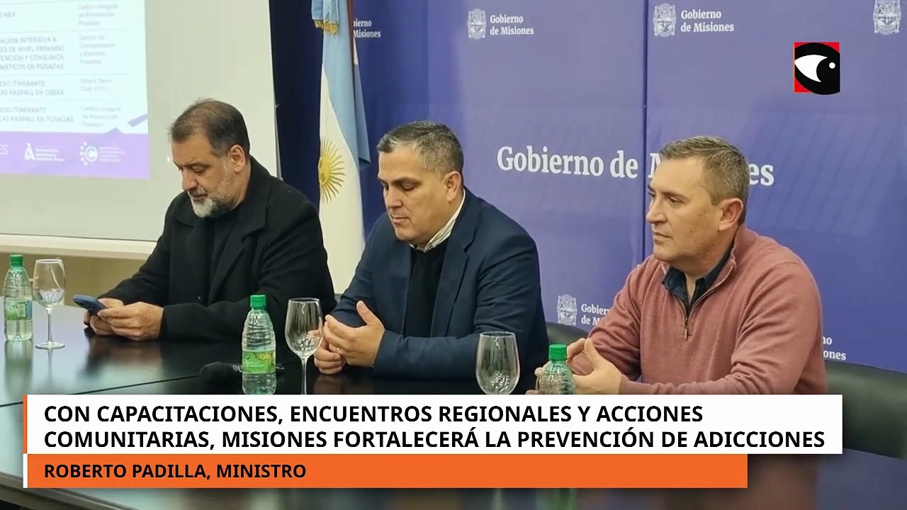 Misiones fortalecerá la prevención de adicciones