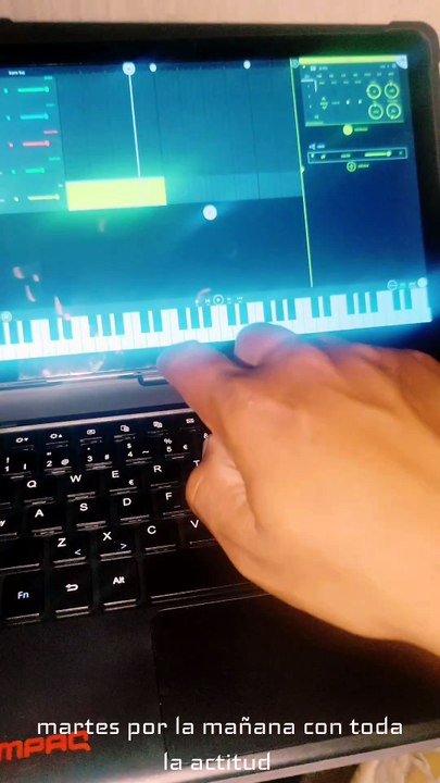 martes por la mañana con toda la actitud 🎛️🎚️🔥 #MPC #dj #produccionmusical #BeatMaker #flstudiomobile