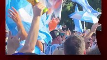 Furor por la Selección en el Mundial 2026: un multitudinario banderazo tiñó de celeste y blanco a la primera sede de la Copa del Mundo.