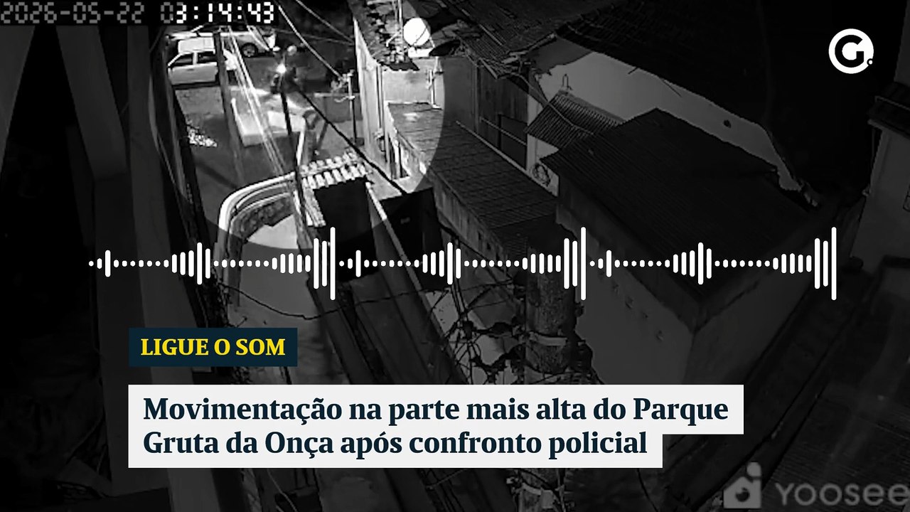Movimentação na parte mais alta do Parque Gruta da Onça após confronto policial