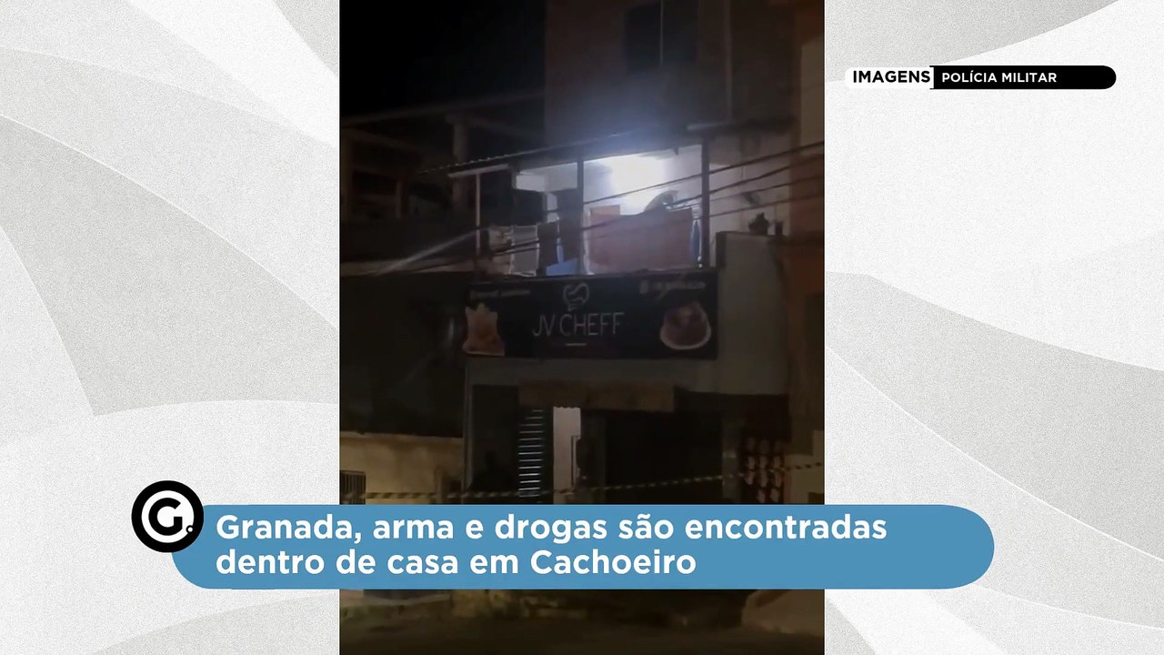 Granada, arma e drogas são encontradas dentro de casa em Cachoeiro
