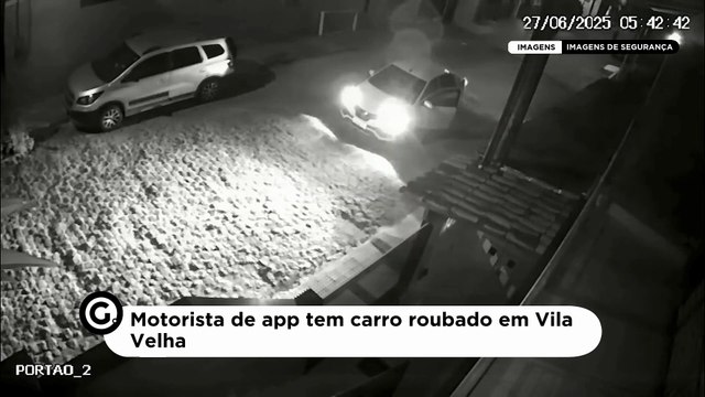 Motorista de app tem carro roubado em Vila Velha