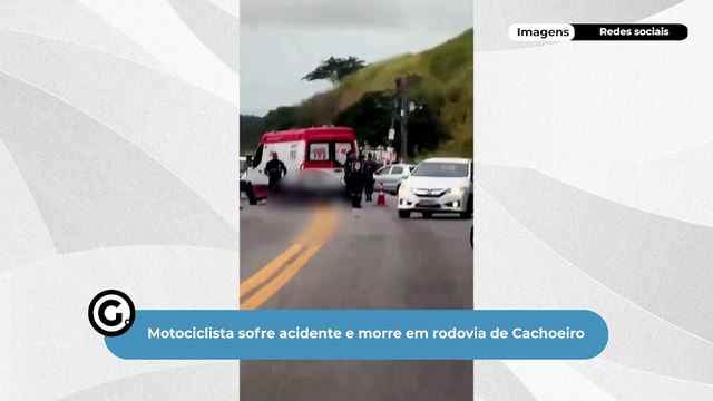 Motociclista sofre acidente e morre em rodovia de Cachoeiro