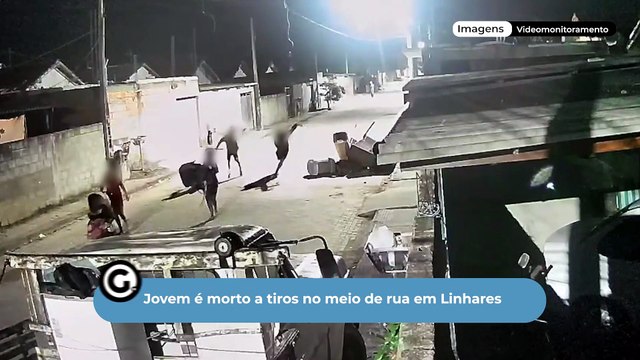 Jovem é morto a tiros no meio de rua em Linhares
