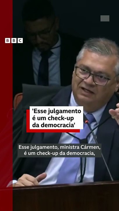 'Esse julgamento é um check-up da democracia', diz Dino