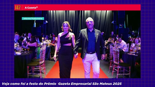 Veja como foi a festa do Prêmio Gazeta Empresarial São Mateus 2025