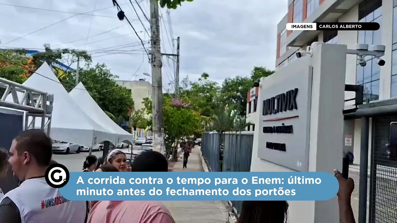A corrida contra o tempo para o Enem último minuto antes do fechamento dos portões