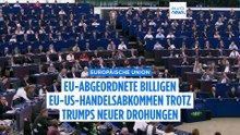 EU-Parlament billigt EU-USA-Handelsabkommen