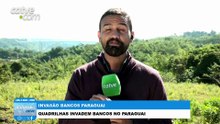 Vídeos mostram terror durante mega-assalto a bancos em cidade paraguaia