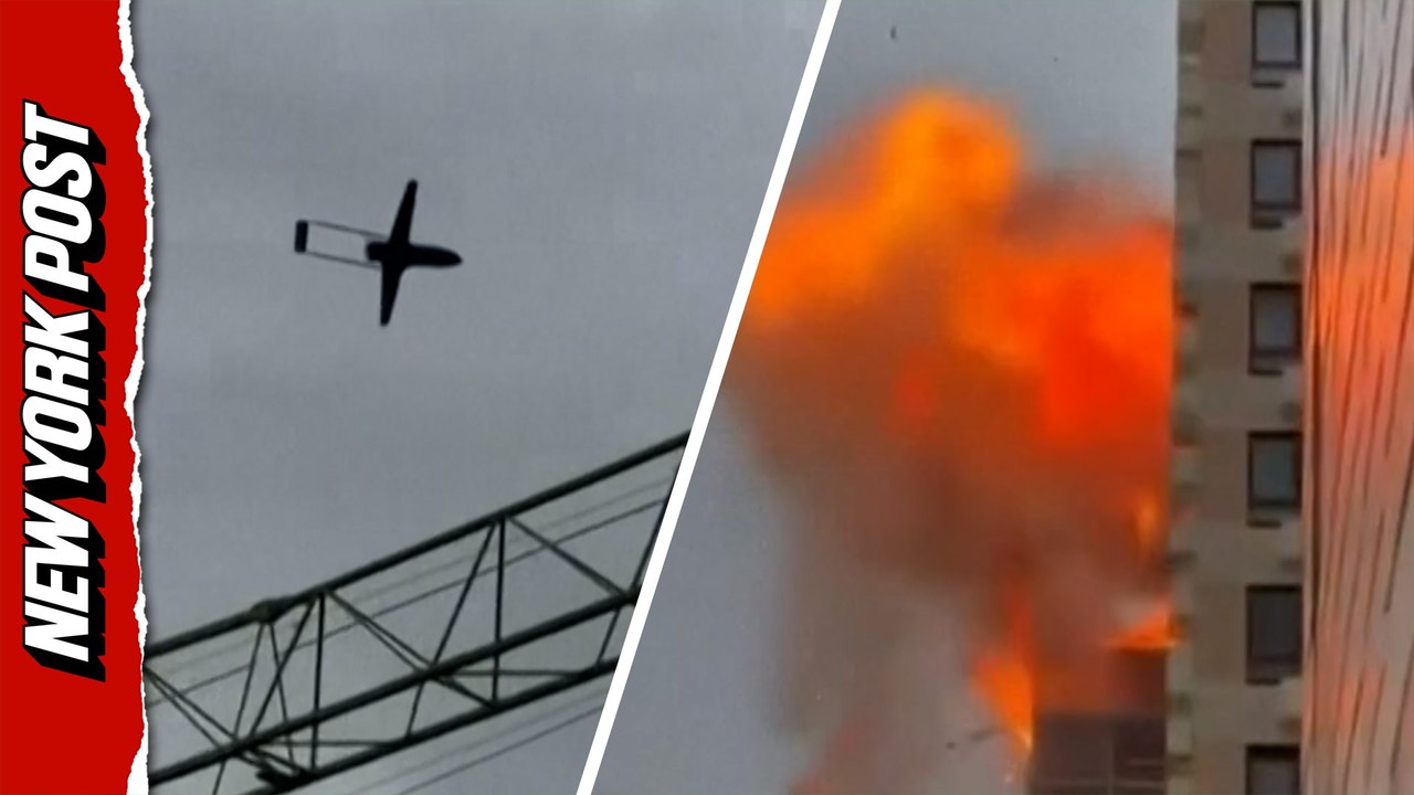 Ukraine launches mass drone attack on Moscow, slamming into buildings and oil refinery