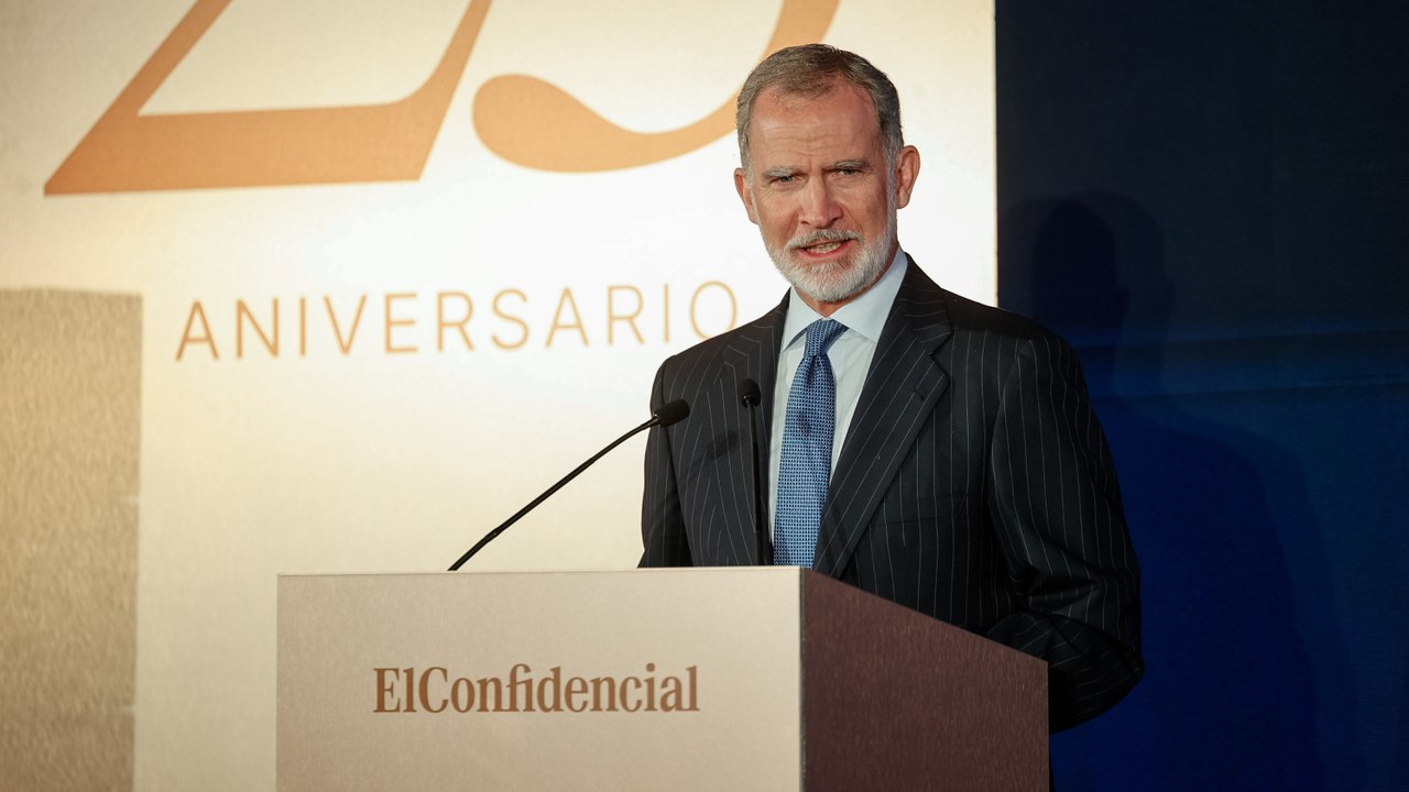 El Rey Felipe VI, sobre el 25 aniversario de El Confidencial