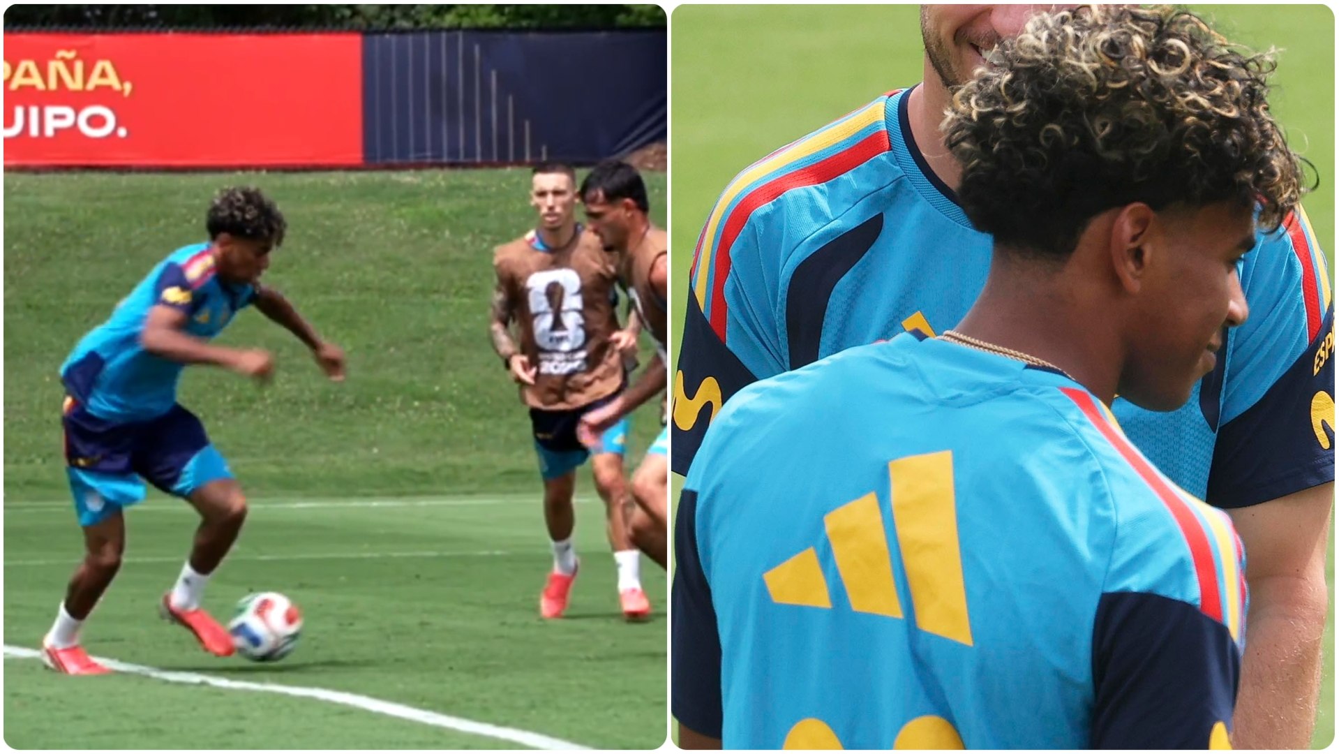 ¡Qué golazo, Lamine! así impresionó el crack español en el entrenamiento tras empatar contra Cabo Verde