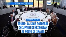 G7, Trump a Netanyahu: «Sii responsabile con il Libano, lasci che la Siria gestisca Hezbollah»