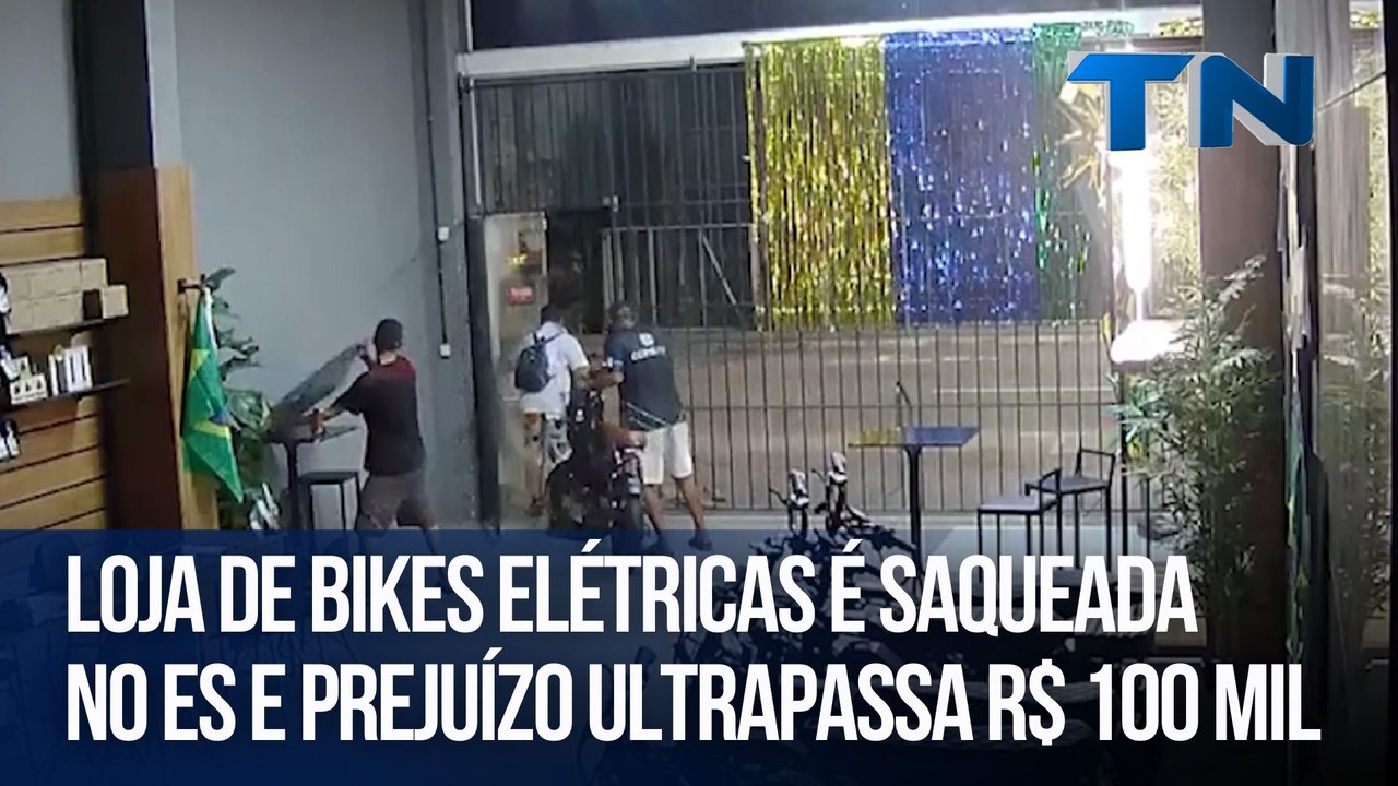 Loja de bikes elétricas é saqueada no ES e prejuízo ultrapassa R$ 100 mil