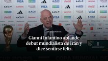 Gianni Infantino aplaude debut mundialista de Irán y dice sentirse felizcias