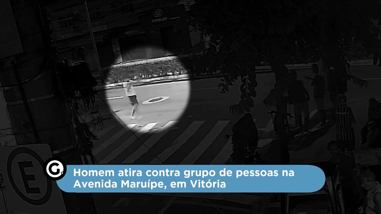 Homem atira contra grupo de pessoas na  Avenida Maruípe, em Vitória