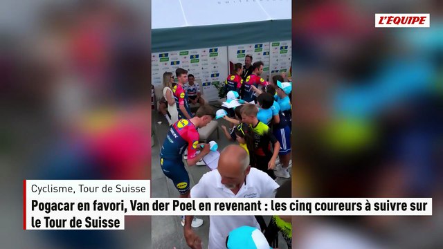 Pogacar en favori, Van der Poel en revenant : les cinq coureurs à suivre sur le Tour de Suisse - Cyclisme - Tour de Suisse