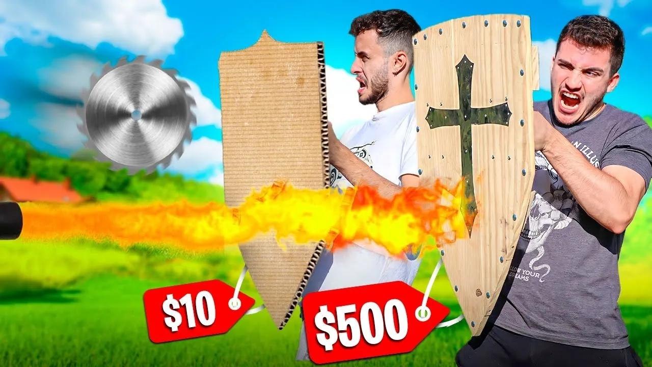 ¿Quién fabrica el escudo más resistente? ¡Caro vs Barato!
