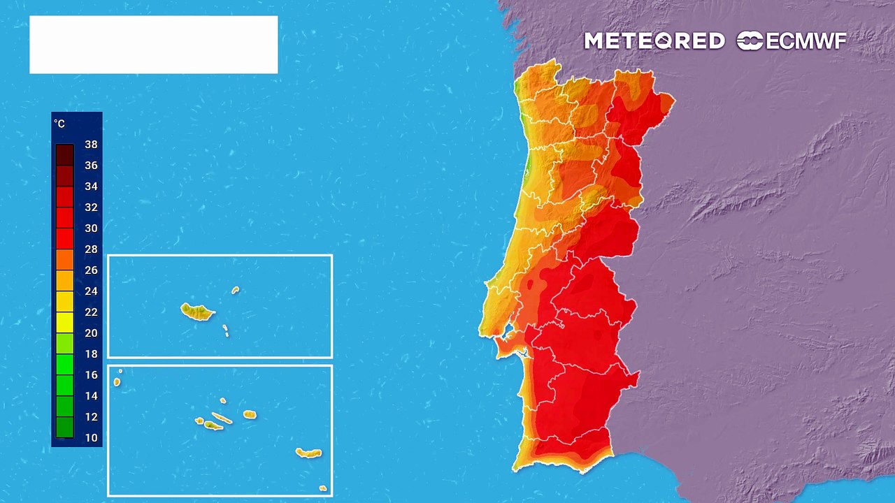 Évora poderá aproximar-se dos 40 ºC no domingo