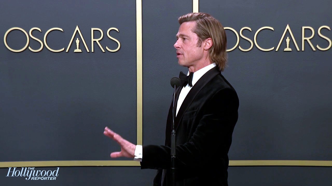 Brad Pitt Talks Supporting Actor Win For 'Once Upon a Time in Hollywood' | Oscars 2020 [Full Movie]