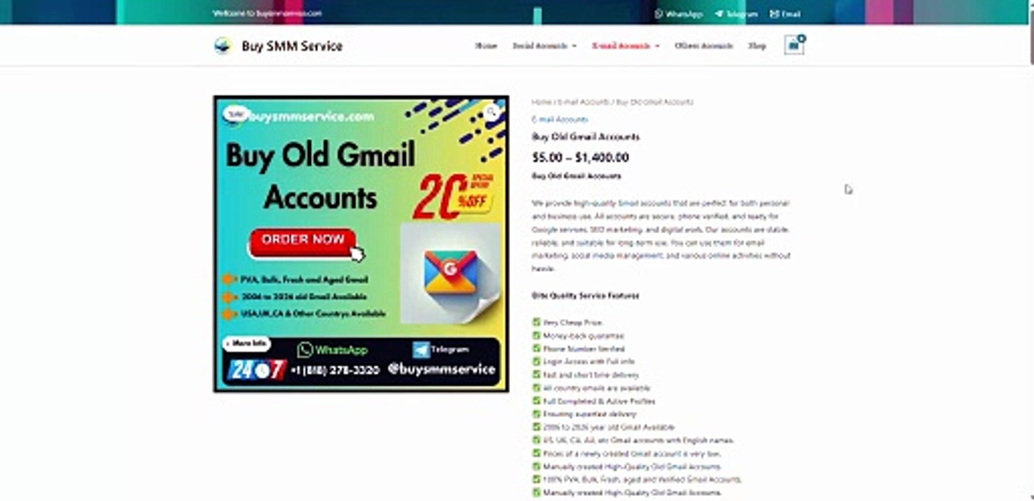 17 Reliable Platforms to Purchase Old Gmail Accounts