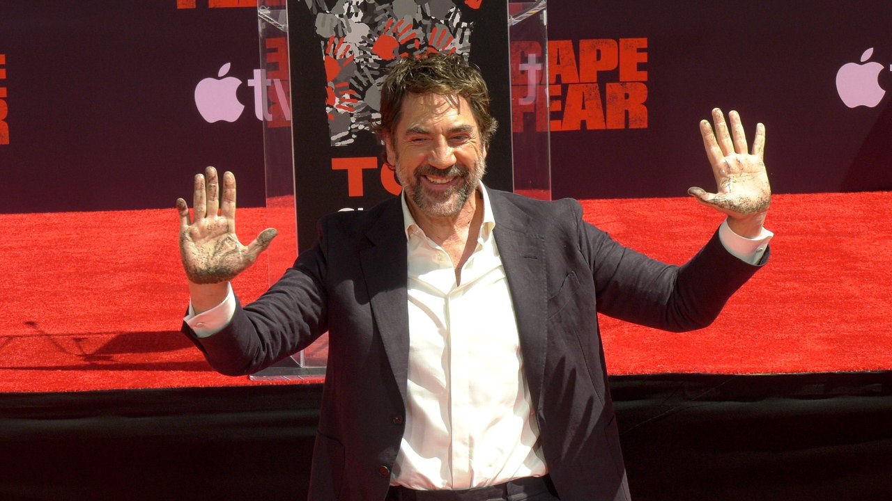 Javier Bardem handprint and footprint ceremony at the world-famous TCL Chinese Theatre