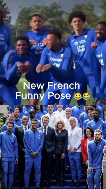 New French Funny Pose