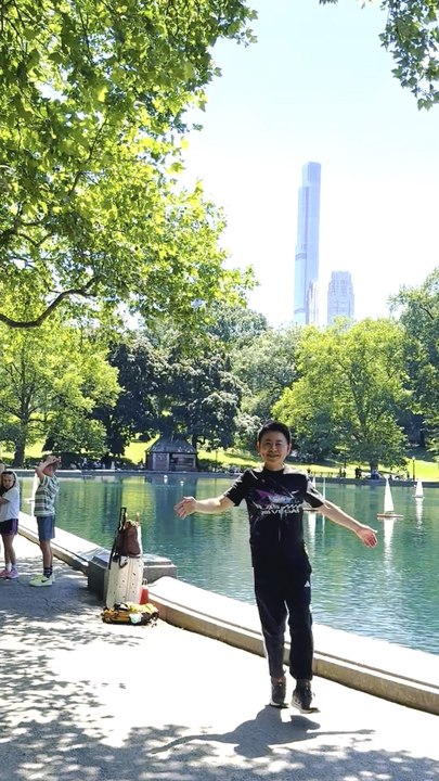 Nelson Wang enjoys a pleasant afternoon at Sail Central Park - Model Boat Sailing on June 16, 2026