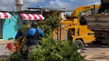 Mega operativo de limpieza llega a Ciudad Caucel con nuevas calles y mejoras urbanas en Mérida