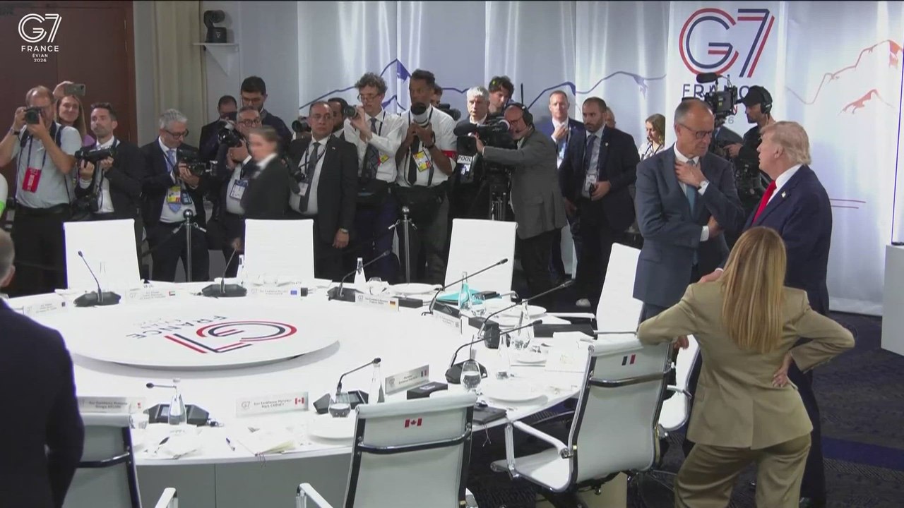 INSIDE THE G7 BREAK 🚨 | Meloni’s body language toward Trump steals the show