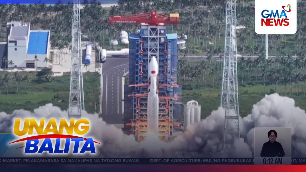 PHILSA, nagbabala sa posibleng pagbagsak ng rocket debris malapit sa Palawan at Rozul Reef sa WPS mula sa rocket launch ng China | Unang Balita