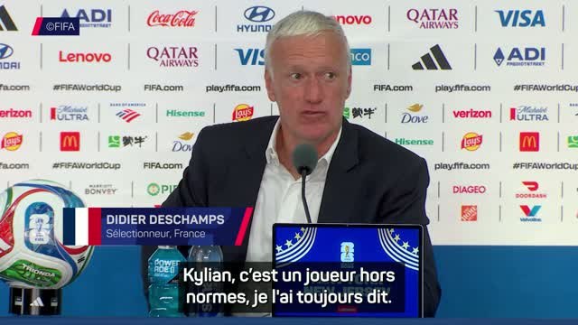 Bleus - Deschamps sur Mbappé et le record de buts : “Un joueur hors normes”