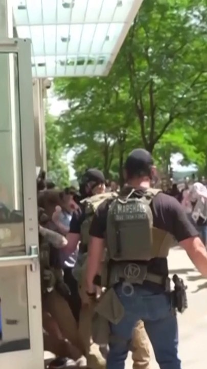 Protesters sprayed with chemicals at Minnesota clash