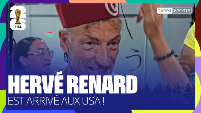 Coupe du Monde : Hervé Renard accueilli par les supporters de la Tunisie à son arrivée aux USA