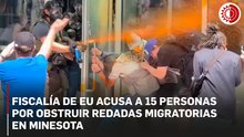 Fiscalía de EU acusa a 15 personas por obstruir redadas migratorias en Minesota; agentes federales gasean a manifestantes