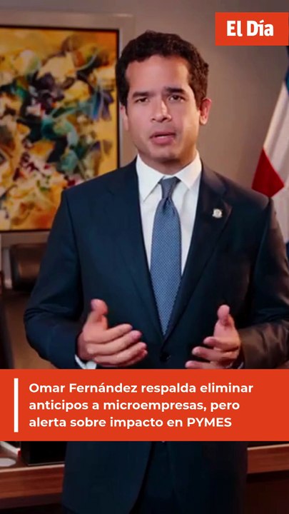Omar Fernández respalda eliminar anticipos a microempresas, pero alerta sobre impacto en PYMES