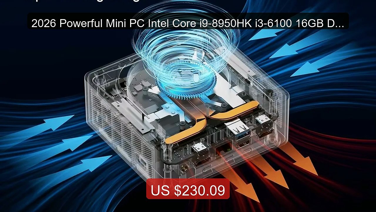 2026 Powerful Mini PC Intel Core i9-8950HK i3-6100 16GB DDR4 1... -- Hot Deal 2026 | Limited Offer!