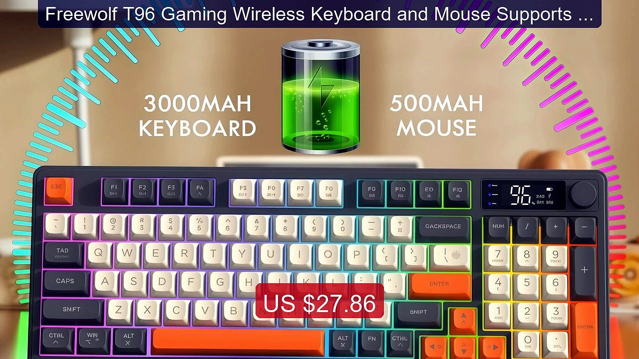 Freewolf T96 Gaming Wireless Keyboard and Mouse Supports dual-mode... -- Best Deal 2026 | Shop Now!